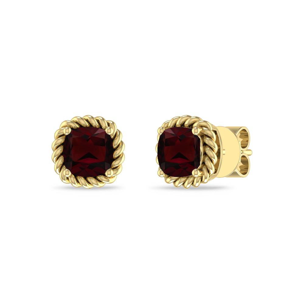 Yellow Gold - Garnet