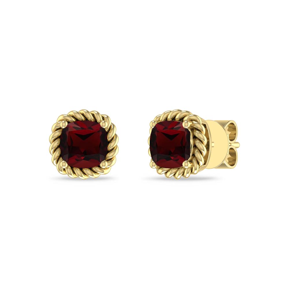 Yellow Gold - Garnet