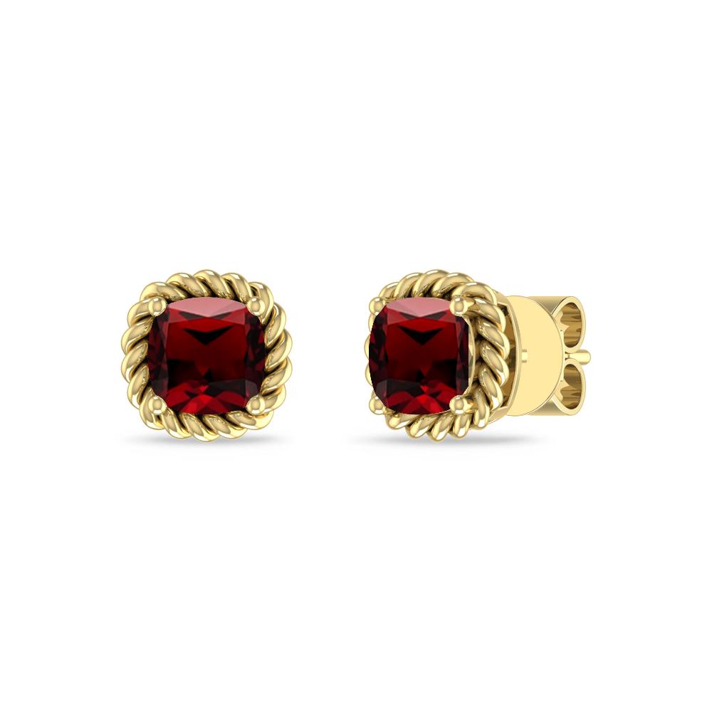 Yellow Gold - Garnet