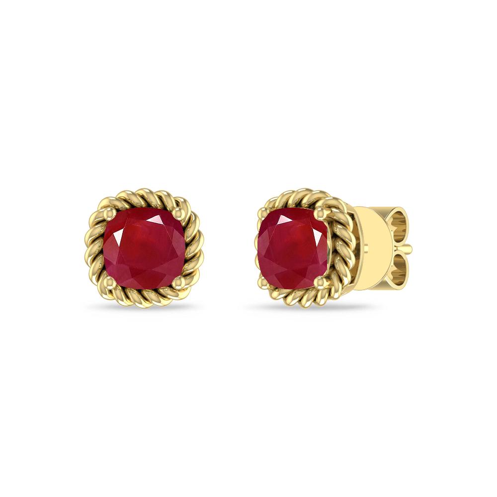 Yellow Gold - Ruby