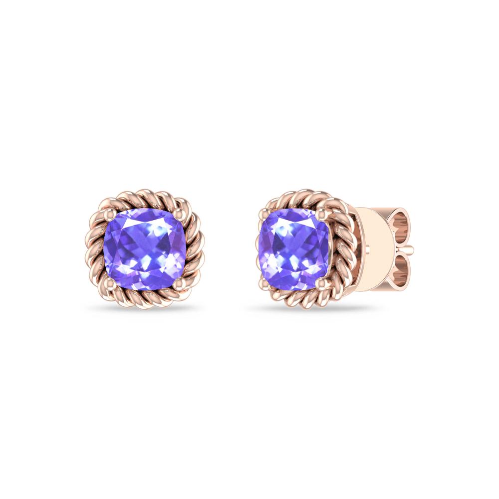 Rose Gold - Tanzanite