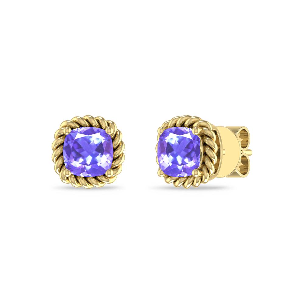 Yellow Gold - Tanzanite