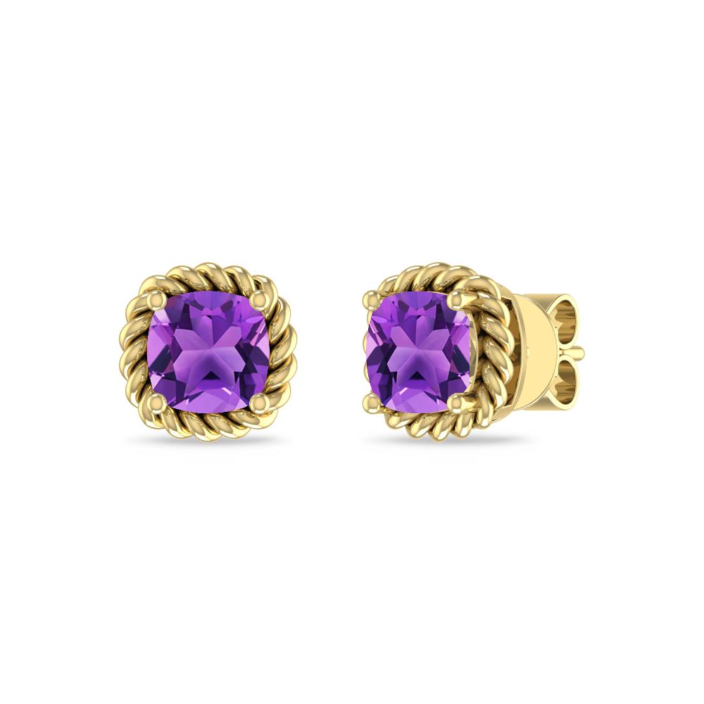 Yellow Gold - Amethyst