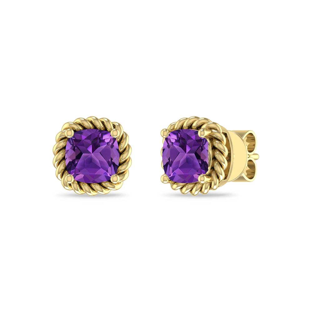 Yellow Gold - Amethyst