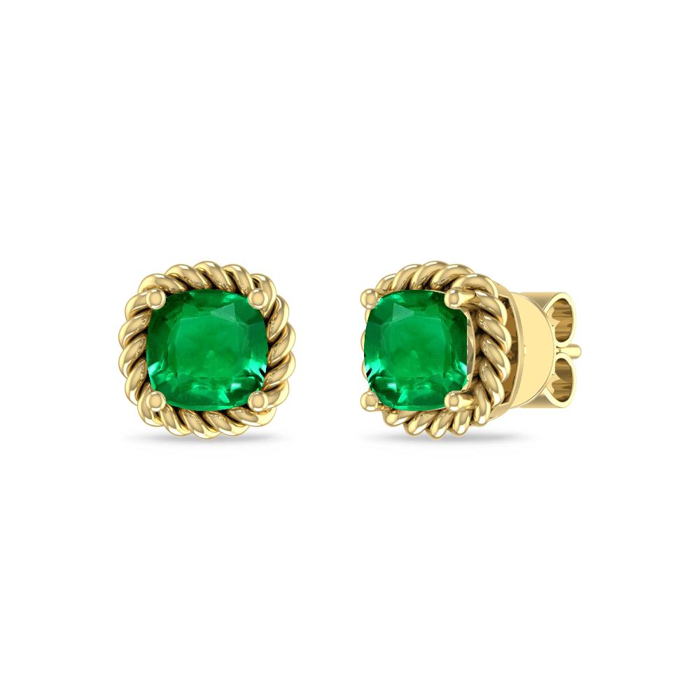 Yellow Gold - Emerald