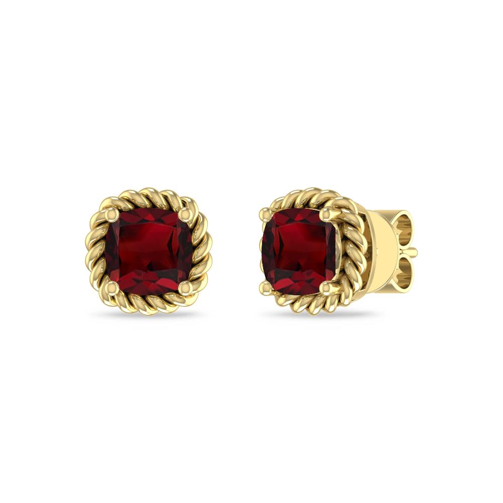 Yellow Gold - Garnet