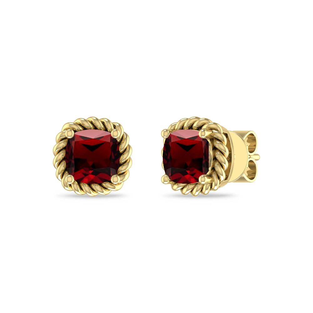 Yellow Gold - Garnet