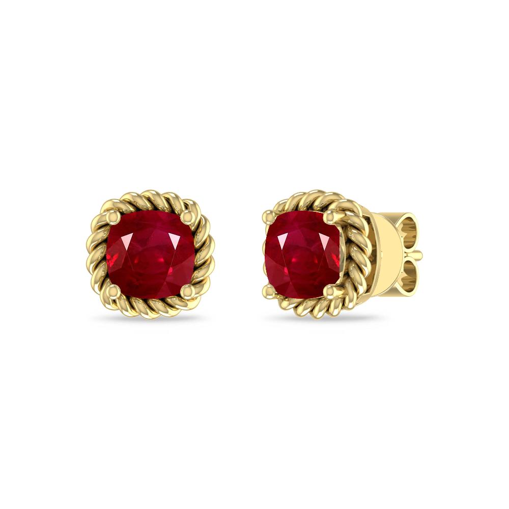 Yellow Gold - Ruby