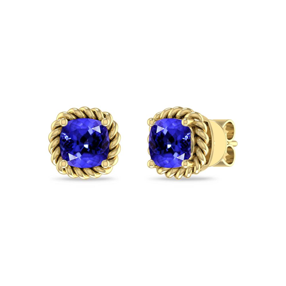 Yellow Gold - Tanzanite