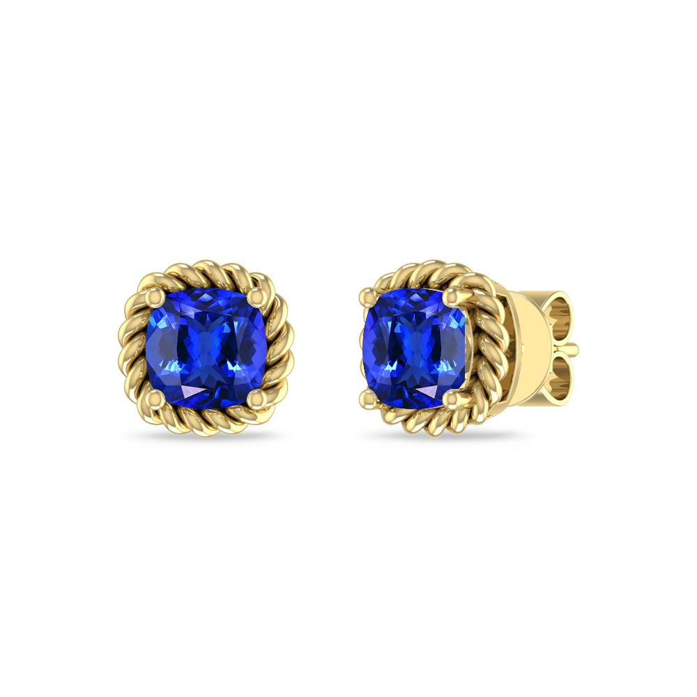 Yellow Gold - Tanzanite