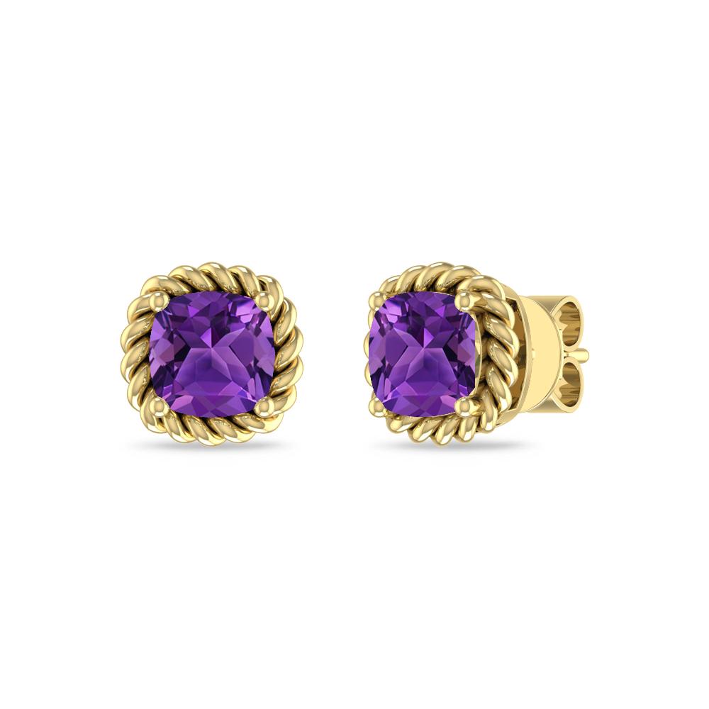 Yellow Gold - Amethyst