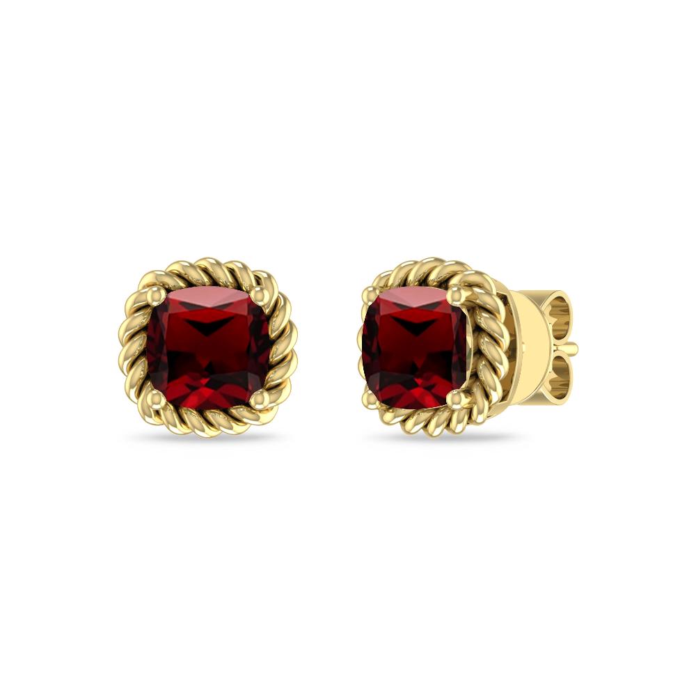 Yellow Gold - Garnet