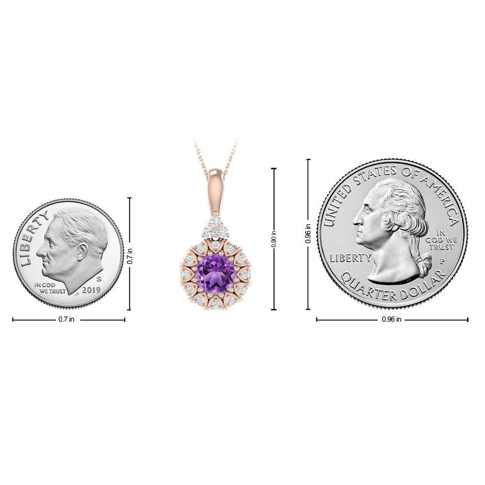 Rose Gold - Amethyst
