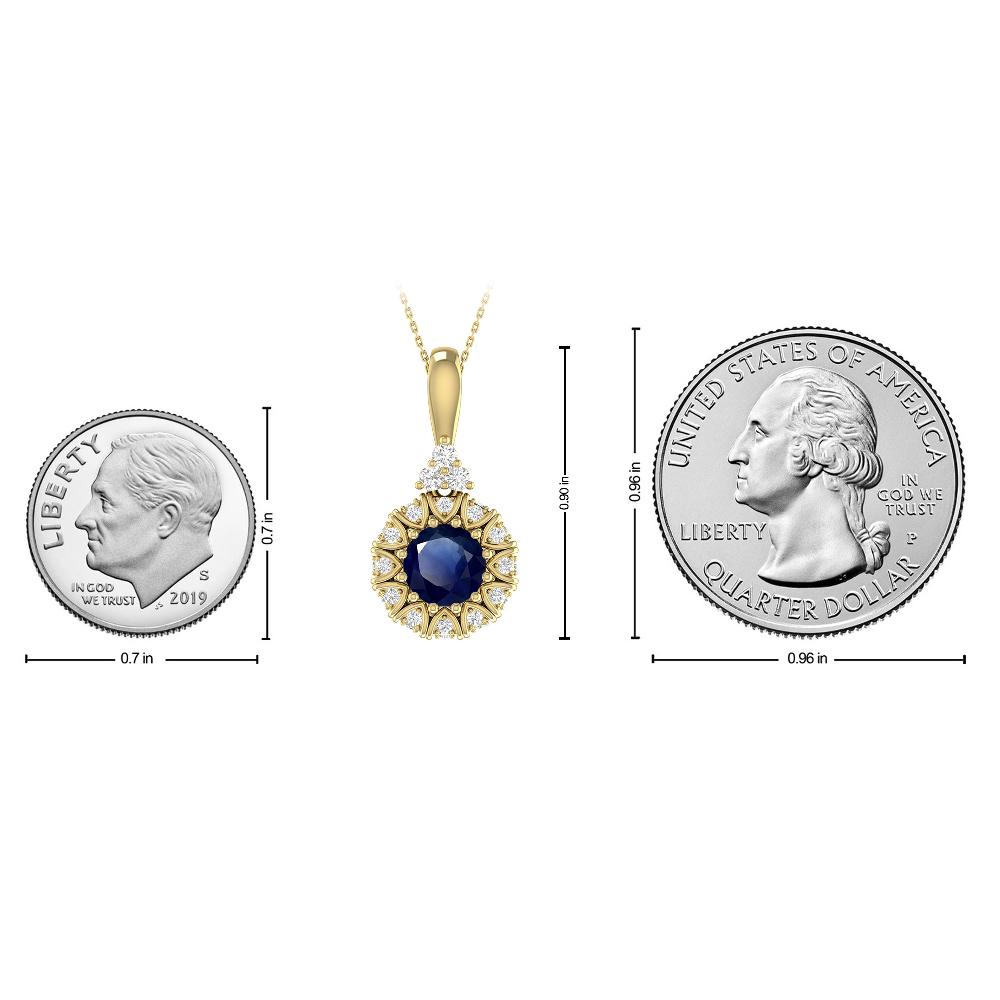 Yellow Gold - Sapphire