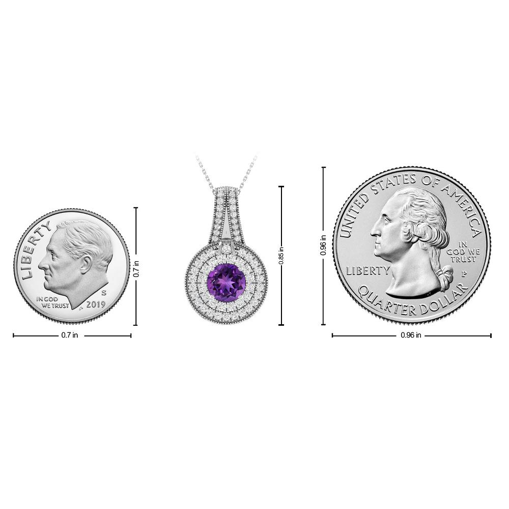 White Gold - Amethyst