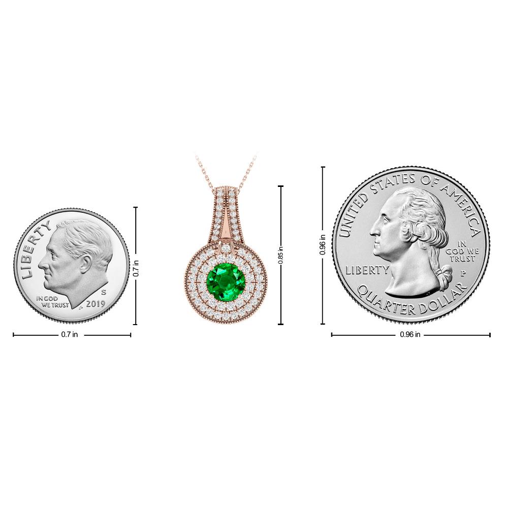 Rose Gold - Emerald