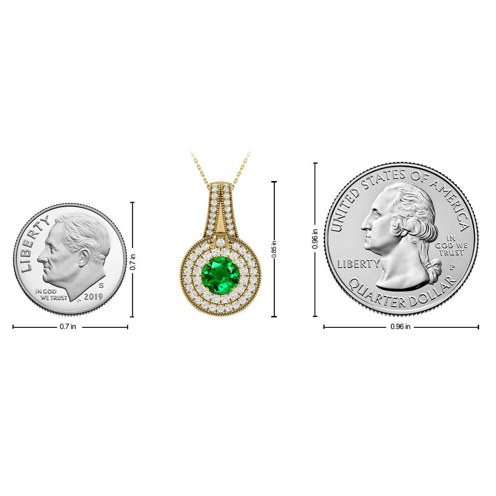 Yellow Gold - Emerald