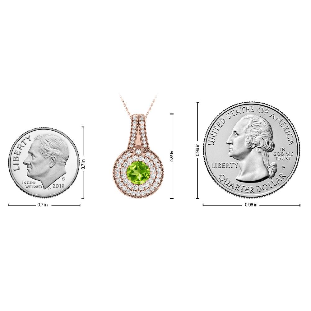 Rose Gold - Peridot