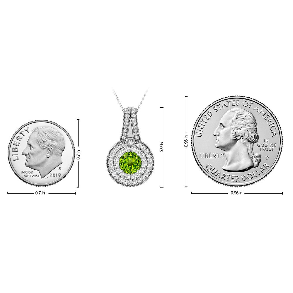 White Gold - Peridot