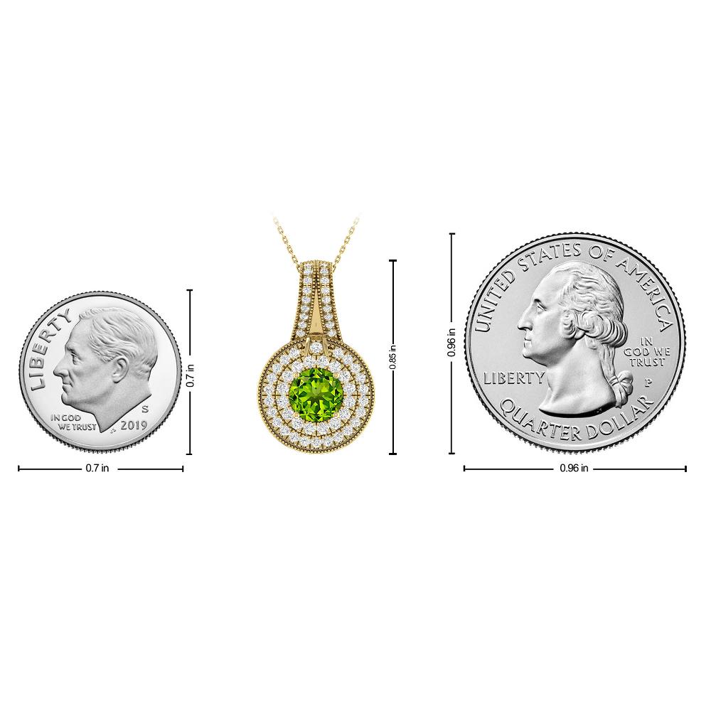 Yellow Gold - Peridot