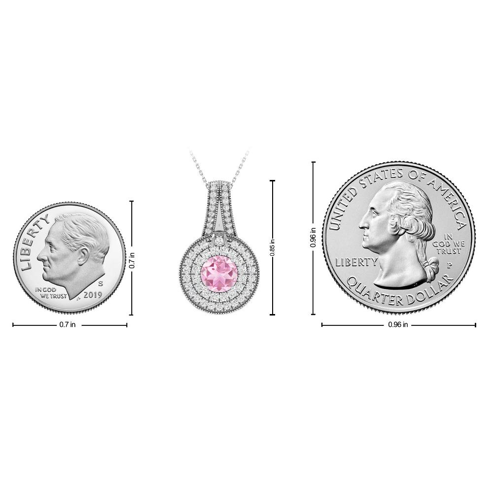 White Gold - Pink Tourmaline