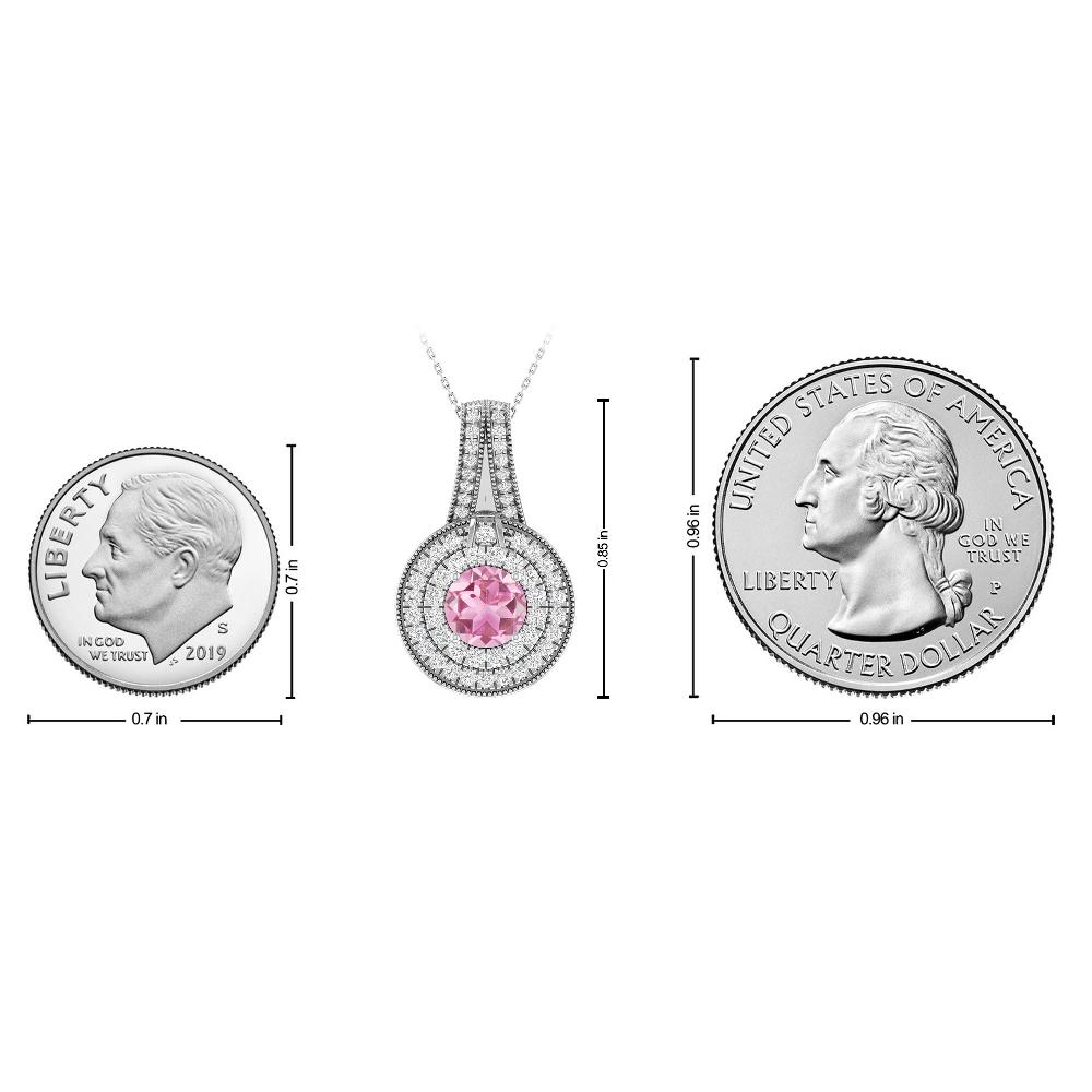 White Gold - Pink Tourmaline
