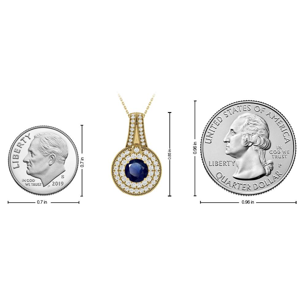 Yellow Gold - Sapphire