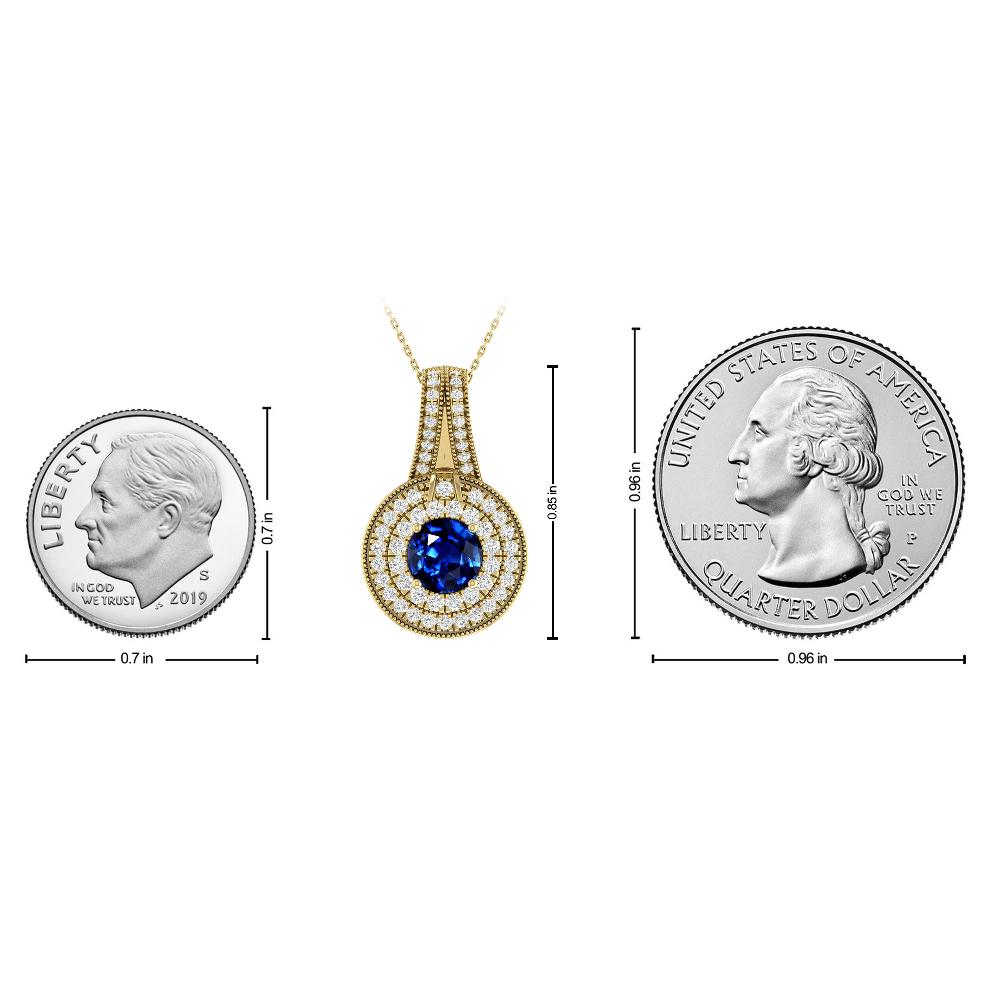 Yellow Gold - Sapphire