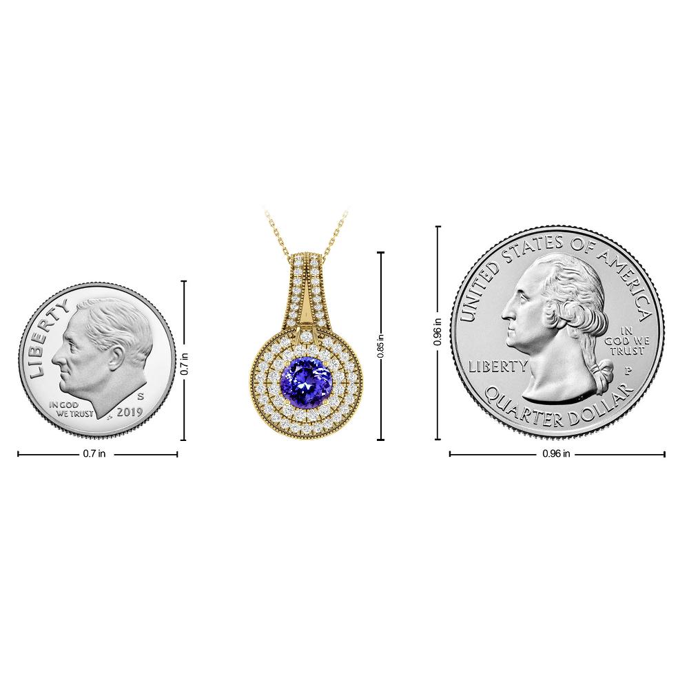 Yellow Gold - Tanzanite