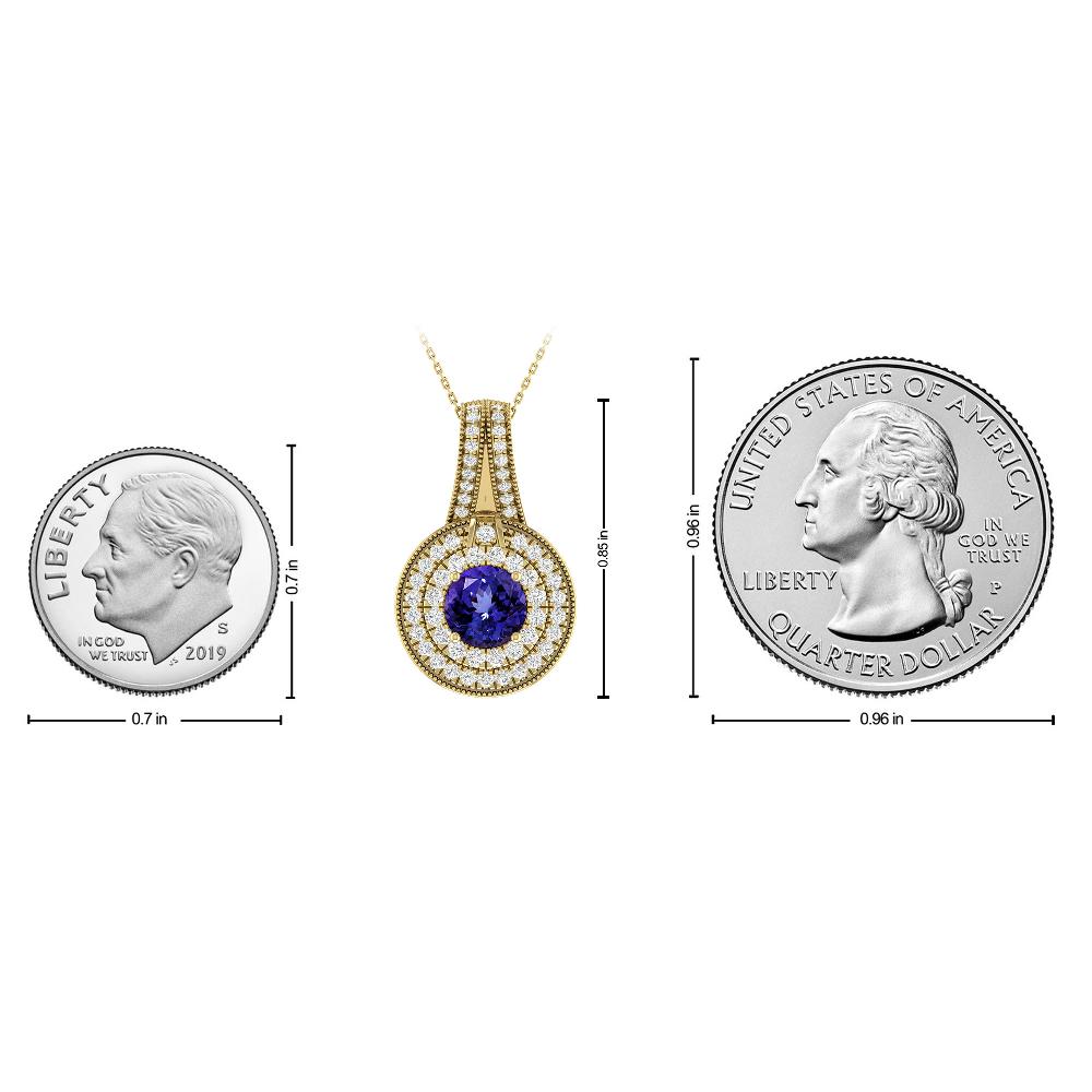 Yellow Gold - Tanzanite
