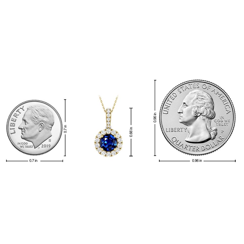 Yellow Gold/White - Sapphire