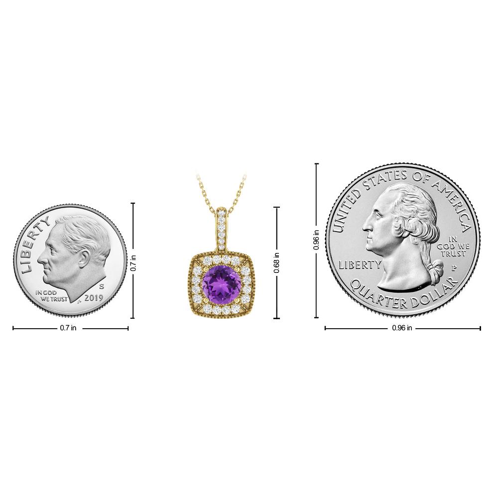 Yellow Gold - Amethyst