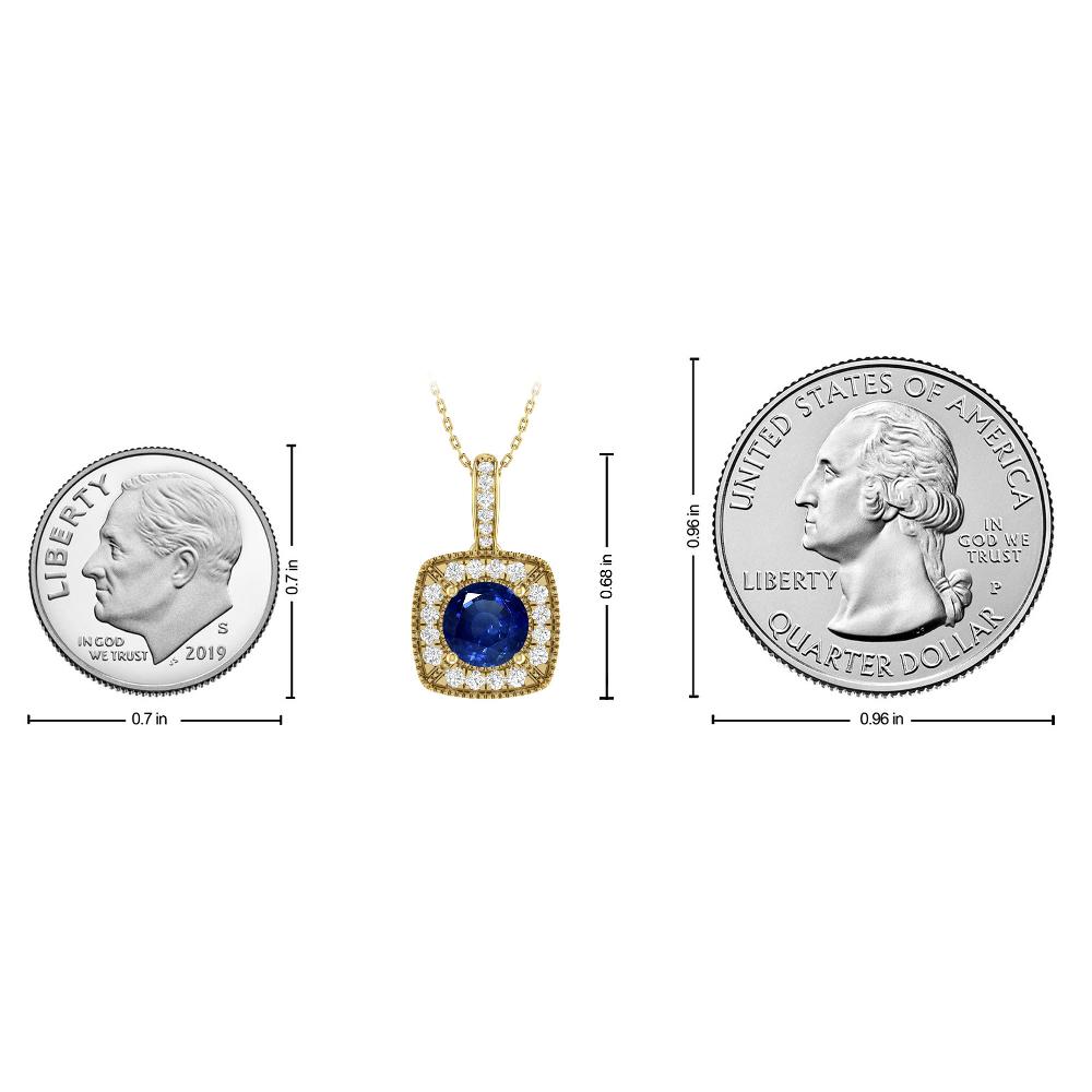Yellow Gold - Sapphire
