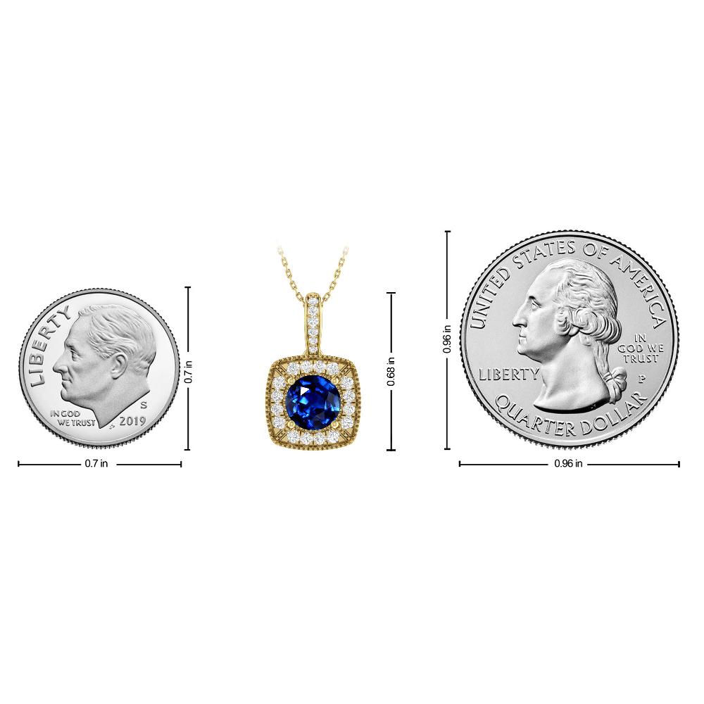 Yellow Gold - Sapphire