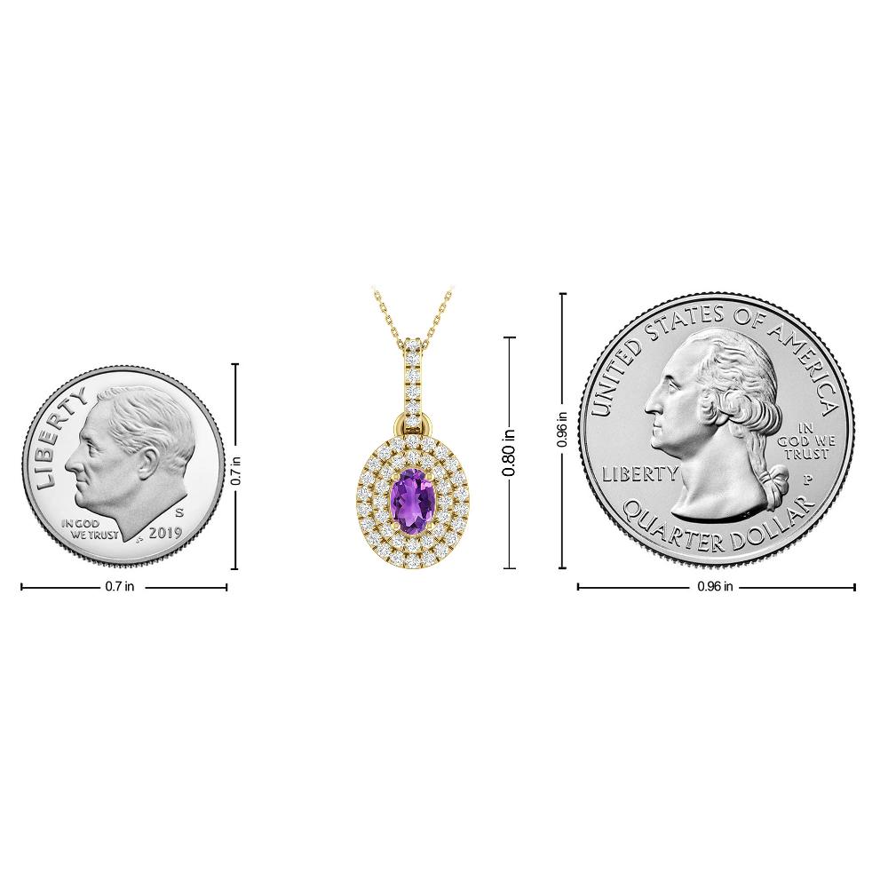 Yellow Gold - Amethyst