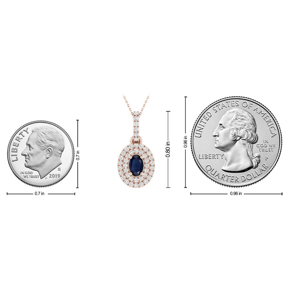 Rose Gold - Sapphire