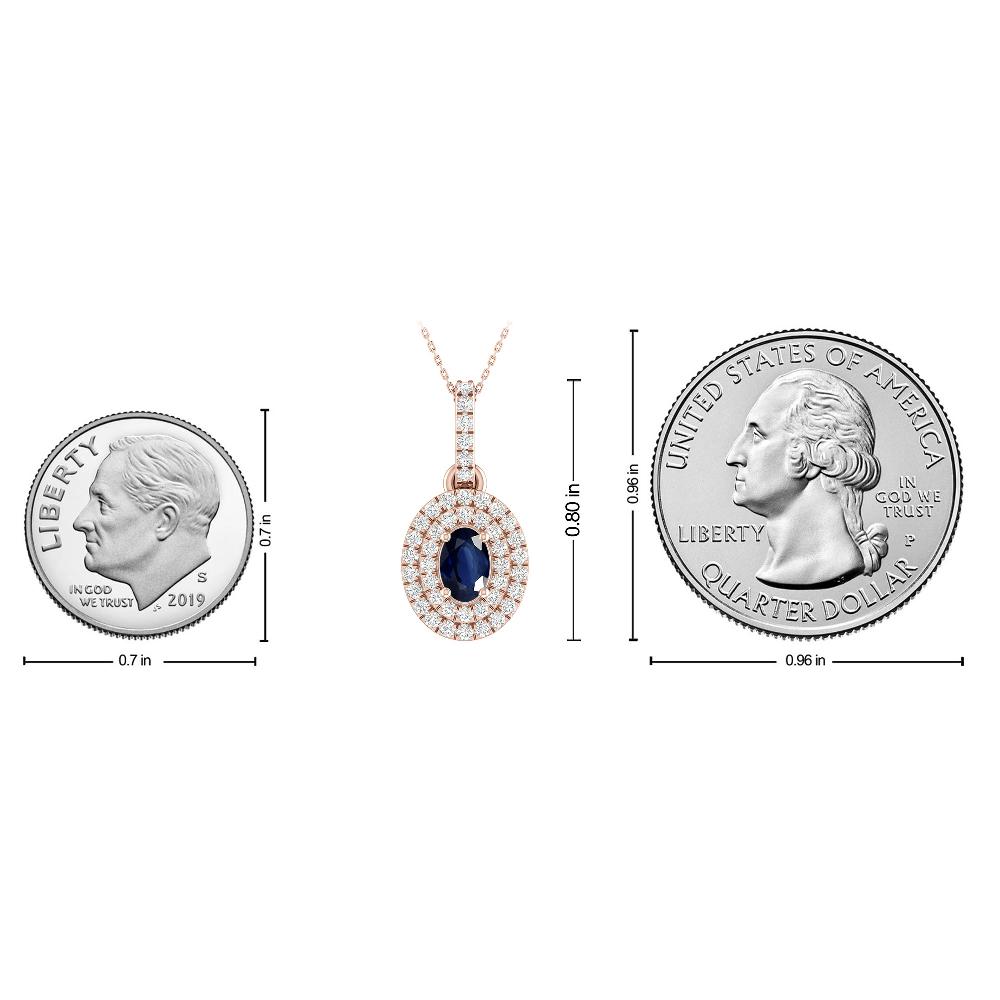 Rose Gold - Sapphire
