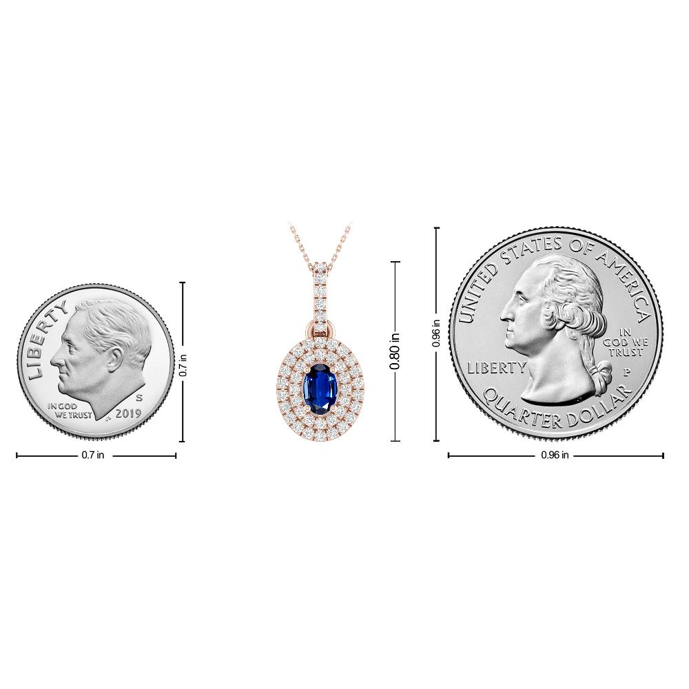 Rose Gold - Sapphire