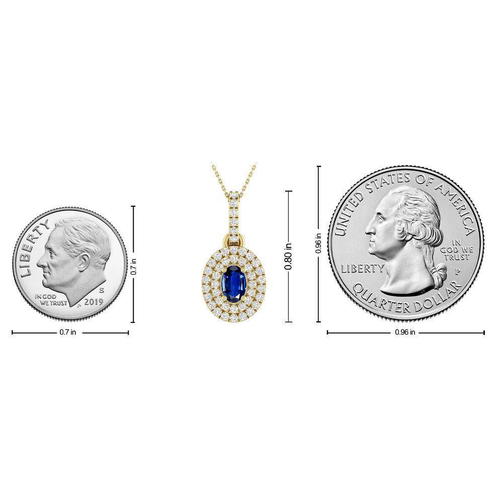 Yellow Gold - Sapphire