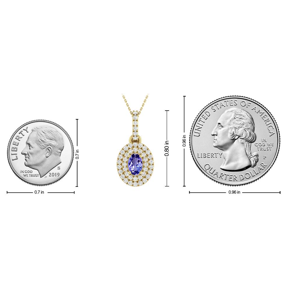 Yellow Gold - Tanzanite