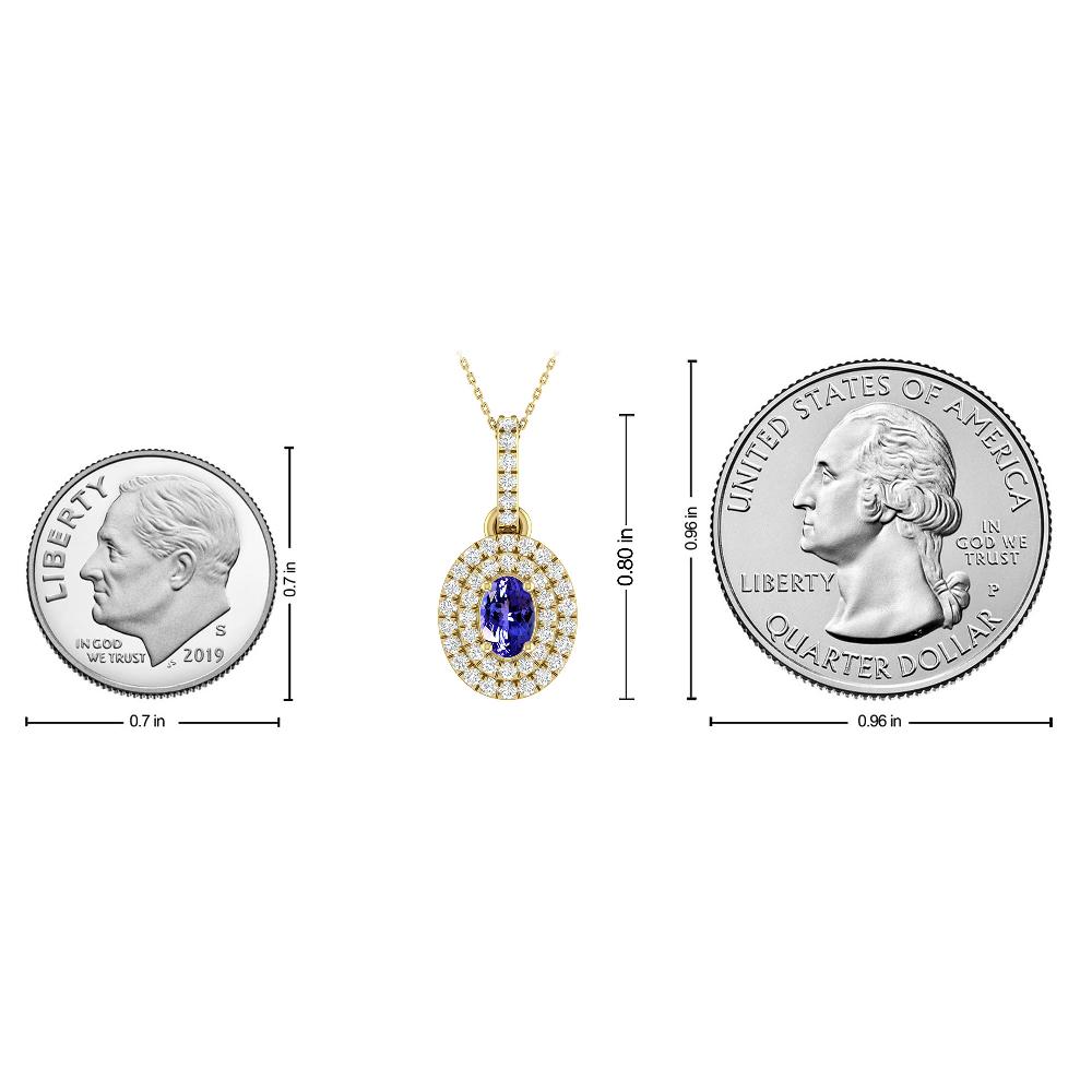 Yellow Gold - Tanzanite