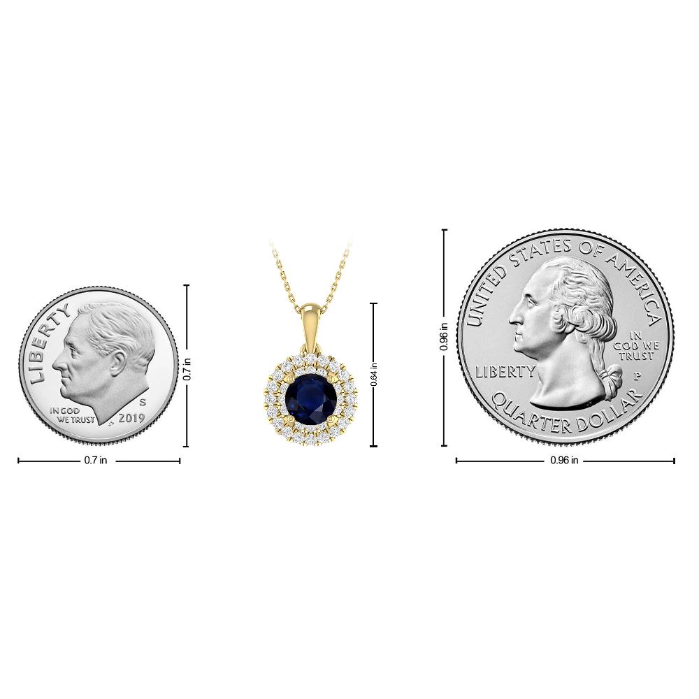 Yellow Gold - Sapphire
