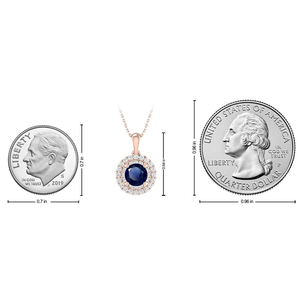 Rose Gold - Sapphire