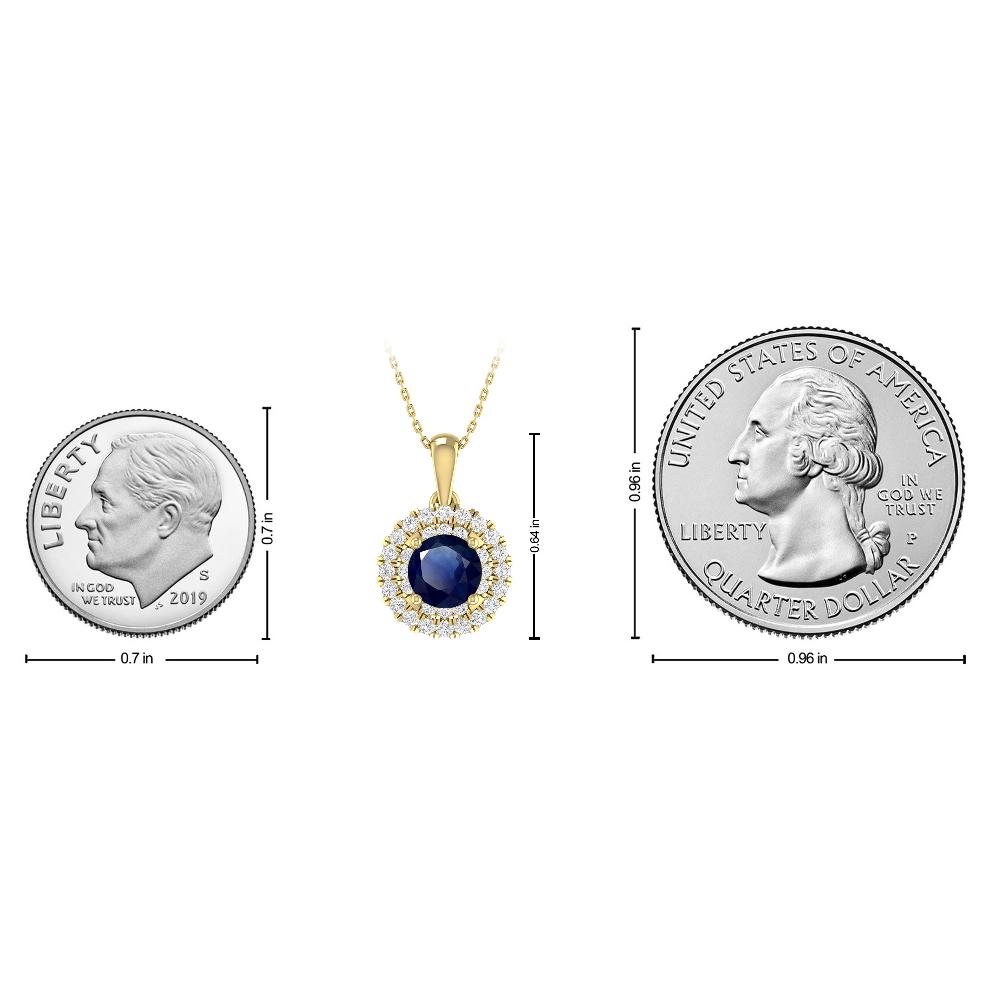 Yellow Gold - Sapphire
