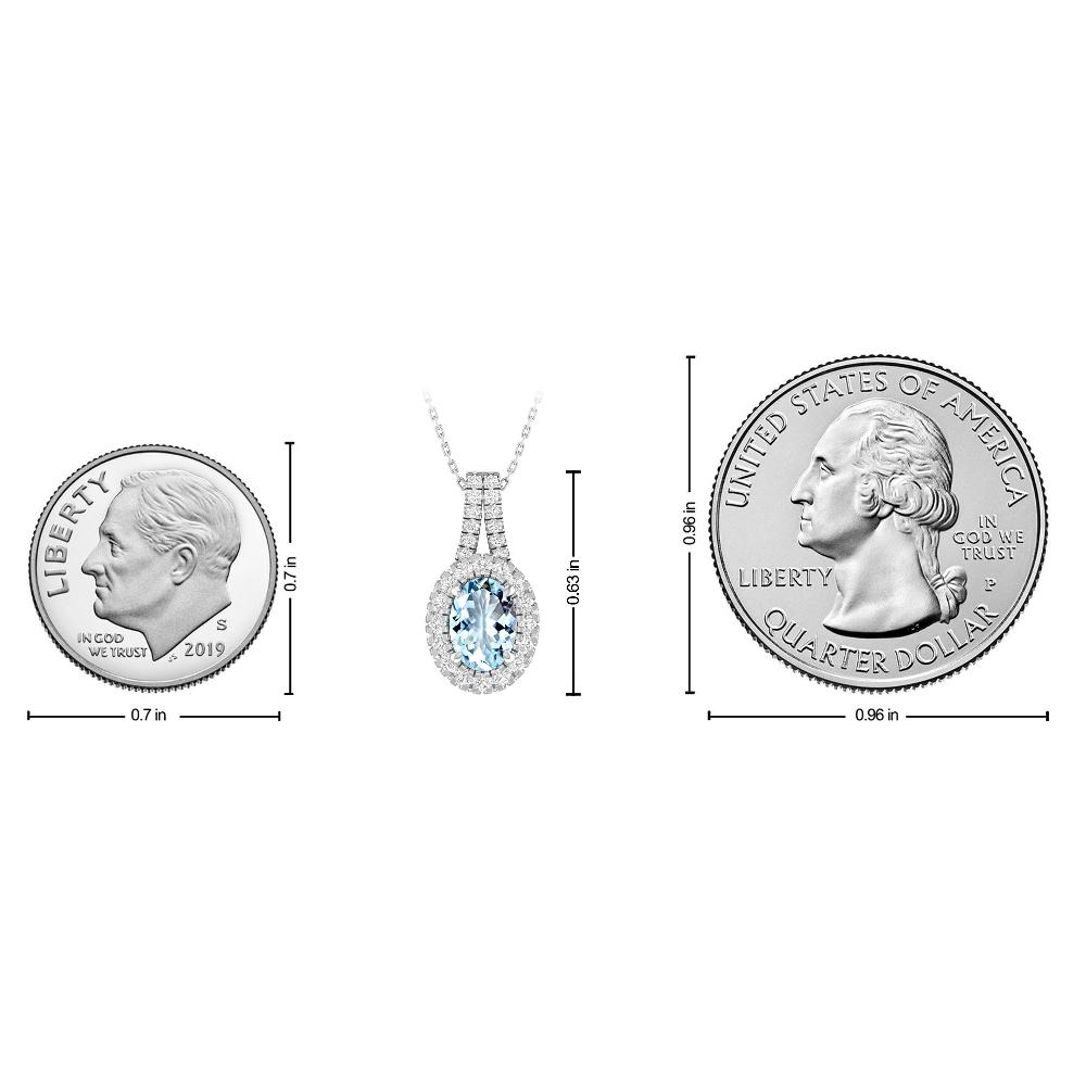 White Gold - Aquamarine