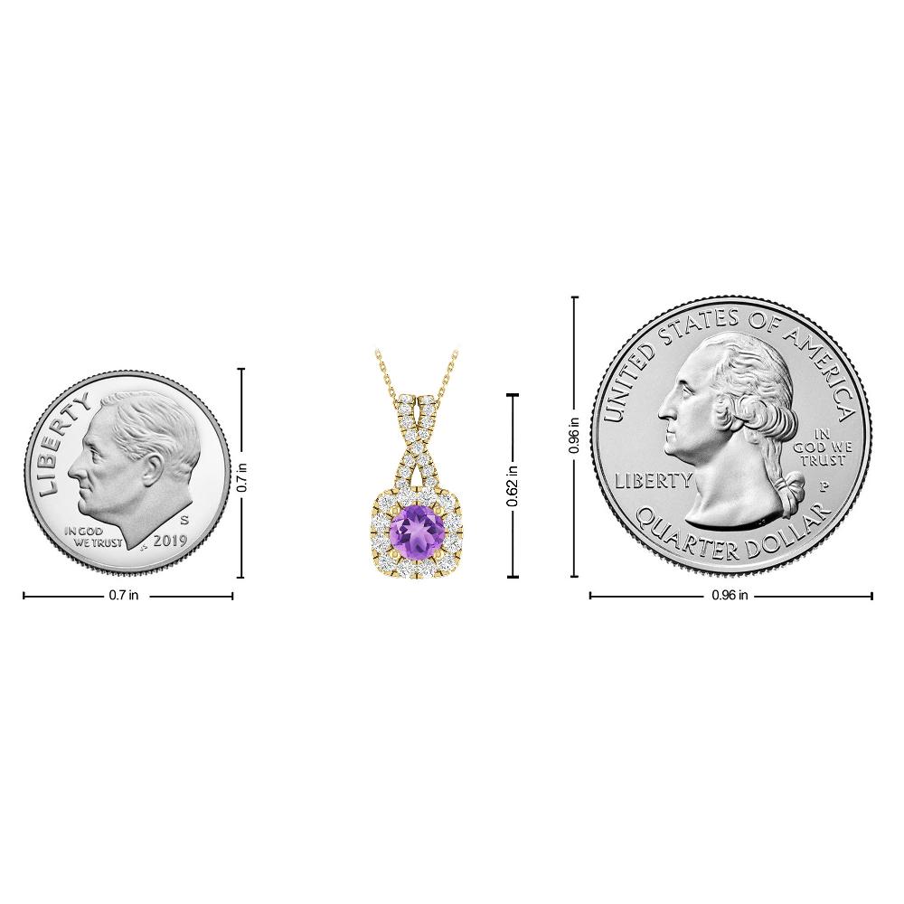 Yellow Gold - Amethyst