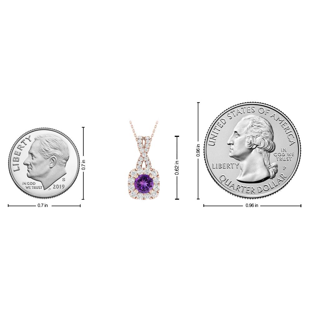 Rose Gold - Amethyst