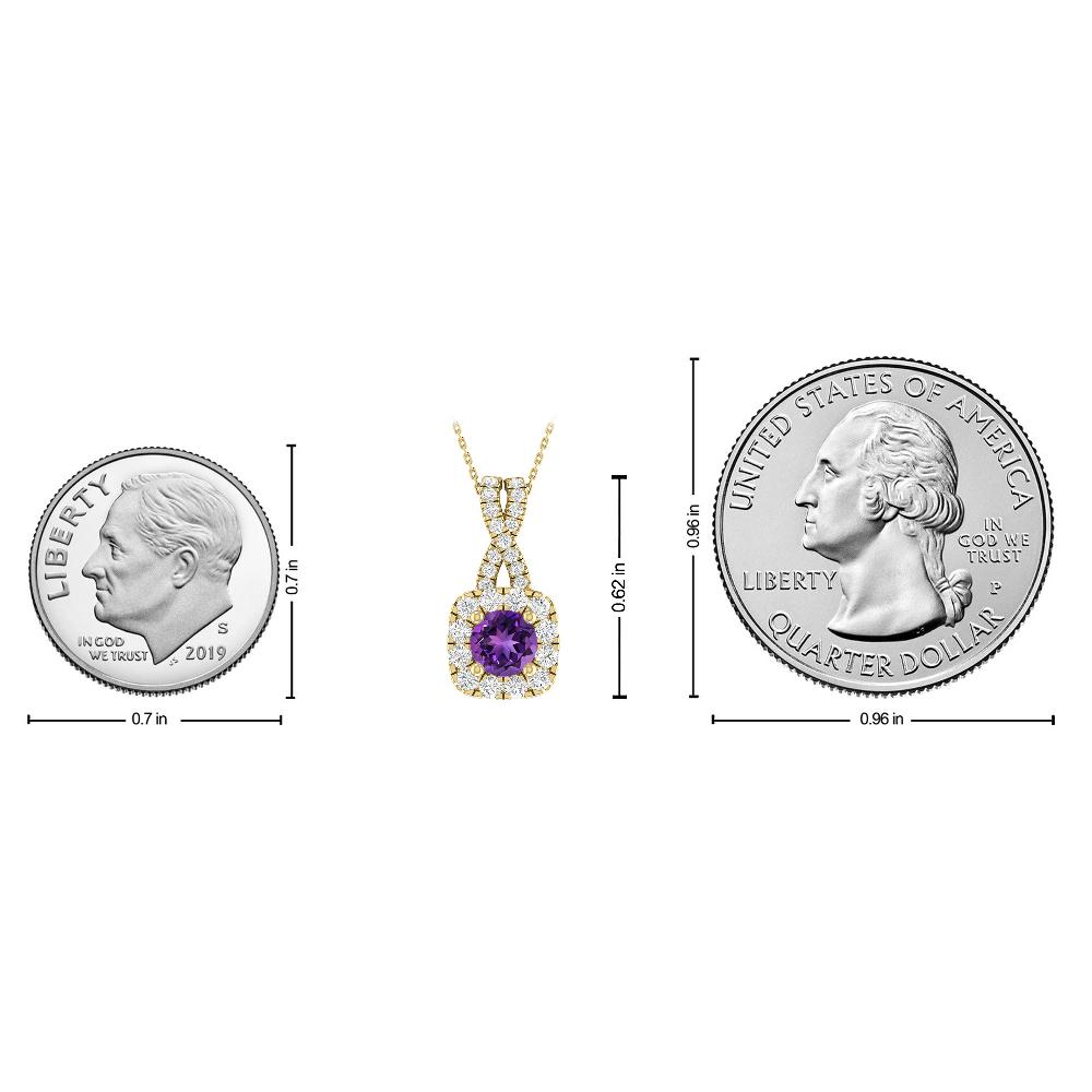 Yellow Gold - Amethyst
