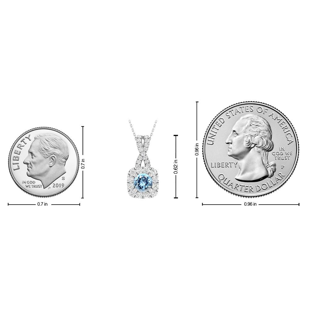White Gold - Aquamarine