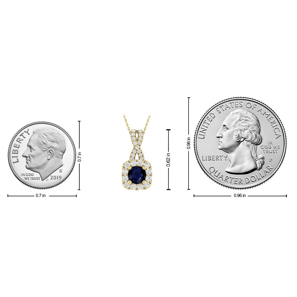Yellow Gold - Sapphire